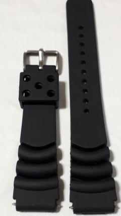 商品NO.14♪ラグ幅20mm【新品】ノーブランド♪極厚ウレタンラバーベルト♪