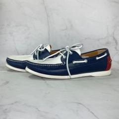 【極美品】REGAL デッキシューズ トリコロール ドライビング モカシン 24 極美品】REGAL デッキシューズ トリコロール ドライビング