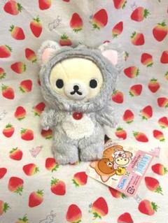 リラックマ ぶらさげぬいぐるみ グレーねこ コリラックマ