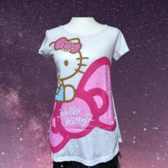 y2k tシャツ ハローキティ HelloKitty ピンク 姫 00s 平成