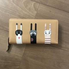 ウサギデザイン 二つ折り財布