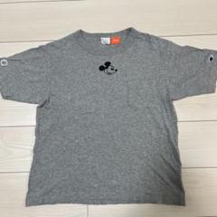 Champion Mickey Mouse Tシャツ Sサイズ グレー