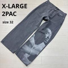 X-LARGE 2PAC デニムパンツ　ブラック　フォトグラフィック　L m43309804500_1.jpg?1731054574