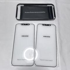 iPhone12pro ガラス 全面液晶保護フィルム 黒フチ 2枚入り