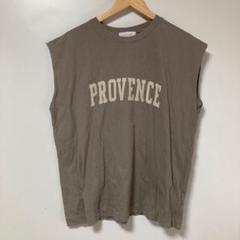 Simplicite PROVENCE ノースリーブ Tシャツ ブラウン