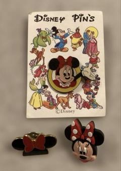 ミニー　ピンバッジ　3点セット