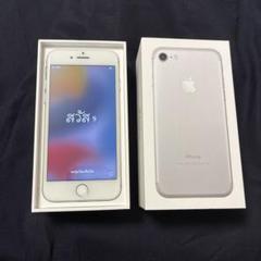 iPhone7本体 アイフォン7 SIMフリー 128GB シルバー - メルカリ