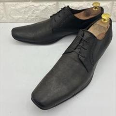 良品 フープディドゥ ドレスシューズ 25.5 レースアップ レザー 革靴