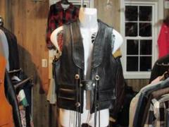 米国製 ヴィンテージ BRANDED GARMENTS ウェスタン レザーベスト
