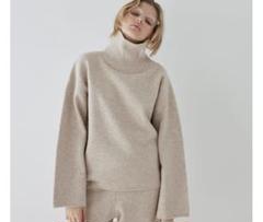人気ランキング1位～（売れ筋商品） ウールmixハイネックLOOSEニット searoomlynn【yt様専用 トップス
