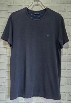 EMPORIO ARMANI エンポリオアルマーニ Tシャツ ネイビー 刺繍