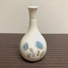 ウエッジウッド　アイスローズ　黒壺　花瓶　フラワーべース　薔薇　ビンテージ