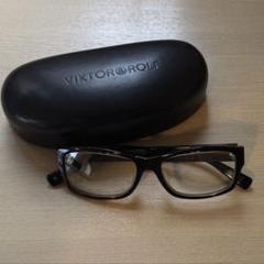 VIKTOR & ROLF ブラック メガネ ケース付きのサムネイル