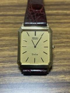 電池新品/セイコー　DOLCEメンズ時計 腕時計メンズ電池交換済みセイコーSEIKOドルチェ5E31-6000