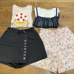 【まとめ売り】Tシャツとショートパンツ 4点セット