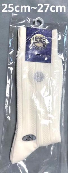 Lee Riders ホワイトソックス 8足セット サイズ 30～32cm Lee 靴下 「LEE」 ワンポイントロゴソックス 2足セット メンズ