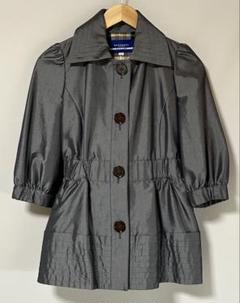 バーバリーブルーレーベル 【38】 ミリタリージャケット アウター メーカー直売】 BURBERRY BLUE LABEL トレンチコート 38