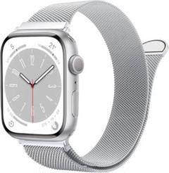 Apple Watch アップルウォッチバンド 男女兼用 シルバー