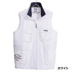 FILA メンズ ベスト ホワイトのサムネイル