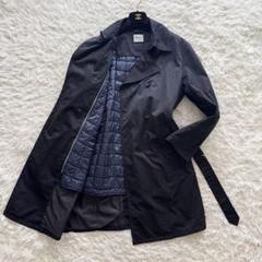 アルマーニ　コレツォーニ 美品 ロングコート 黒　アンゴラ cf11ol-rm20f12248_1.jpg