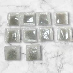 ♢uxcell レジンバブルビーズ 虹色ガラス 穴なし 極小ビーズ
