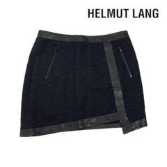 08T856☆ HELMUT LANG アシンメトリー ショート ミニスカート