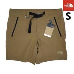 US限定 ノースフェイス ストレッチ ショートパンツ S ブラウン 速乾/軽量