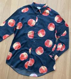 ポールスミス シャツ 桃柄 ピーチ peach 16AW