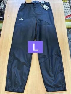 アディダス (adidas) ウインドパンツ 防風 ブラック Ｌ寸