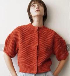 CLANE 3D DOT HALF SLEEVE KNIT CARDIGANのサムネイル