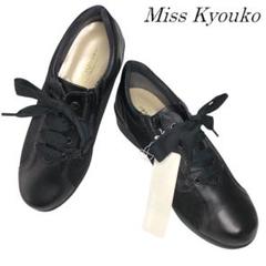 【未使用】Miss Kyouko レザースニーカー ブラック リボン 厚底 2025年最新】Miss Kyouko カラー:ブラック系 スニーカーの人気