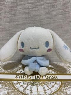 サンリオ シナモロール シナモン ぬいぐるみ マスコット ポンチョ 雪 水色