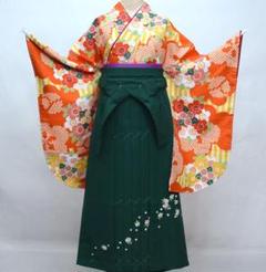 二尺袖 袴フルセット ジュニア 135~150 夢千代 袴変更可 NO33196