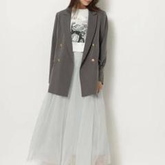 高価値セリー rirandture♡オータムダブルジャケット メルカリ - グレー ジャケット・アウター