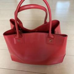 agnès b. 赤 トートバッグ