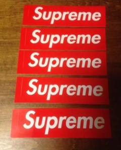 Supreme ステッカー 5枚セット