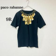 【美品】Paco rabanne パコラバンヌ Tシャツ 40（Mサイズ相当） RABANNE | Tシャツ ブラック レディース | YOOX