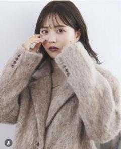 sachat ,vallan Mix Shaggy Wool Jacket - メルカリ