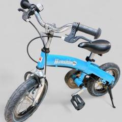 【美品】Henshin Bike へんしんバイク 12インチ 青 スタンド付 2025年最新】へんしんバイク 補助輪の人気アイテム - メルカリ