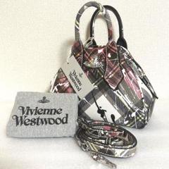 VivienneWestwood ダービー 2way ハンドバッグ ペイント 白 VivienneWestwood ダービー 2way ハンドバッグ ペイント 白