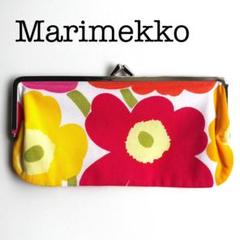 マリメッコ Marimekko コスメポーチ ウニッコ 小物 ペンケース がま口