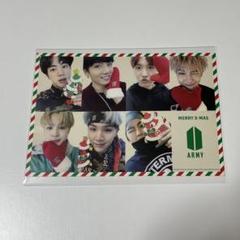 防弾少年団(BTS) - BTS メッセージ付き クリスマスカード 2枚 防弾少年団 BTS 公式 ファンクラブ ARMY アーミー 限定
