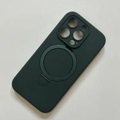 iPhone 15 Pro ケース MagSafe対応 グリーン