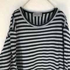 美品 ヨウジヤマモト Yohji Yamamoto ボーダー カットソー