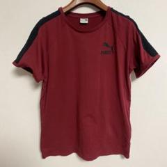 PUMA プーマ ラグランスリーブ Tシャツ ワインレッド L