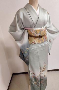 訪問着　フルセット　正絹　付け下げ　着物　薄グリーン　G4 1047601100_1024x1024.jpg?v=