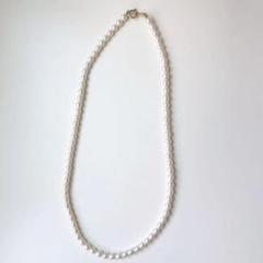 【美品】高級 本真珠 パール ネックレス K18 刻印 冠婚葬祭