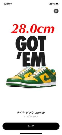 NIKE DUNK LOW SP BRAZIL ナイキ ダンク ローSPブラジル