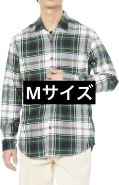 [Amazon Essentials] フランネルシャツ 長袖 メンズ M