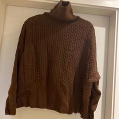CYCLAS シクラス　ブラウン ハイネックニット CYCLAS シクラスブラウン ハイネックニット